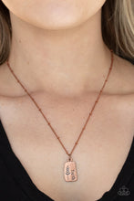 Load image into Gallery viewer, Faith Over Fear - Copper necklace 1602
