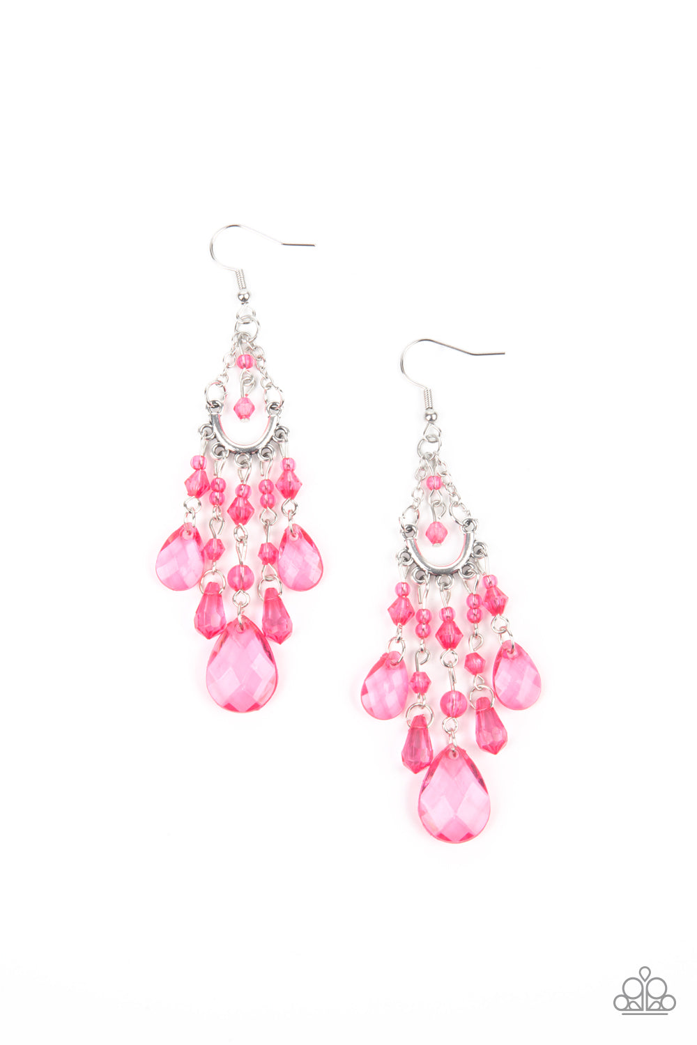 Paid Vacation - Pink earring 698