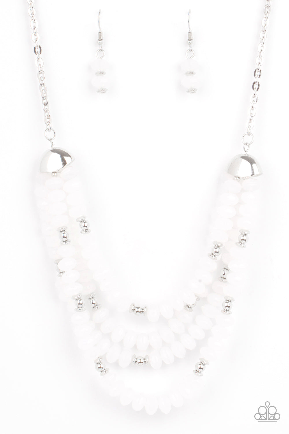 Best POSH-ible Taste - White necklace 2158