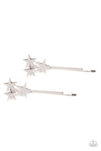 Load image into Gallery viewer, Suddenly Starstruck - Silver hair clip C012
