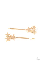 Load image into Gallery viewer, Suddenly Starstruck - Gold hair clip 2136
