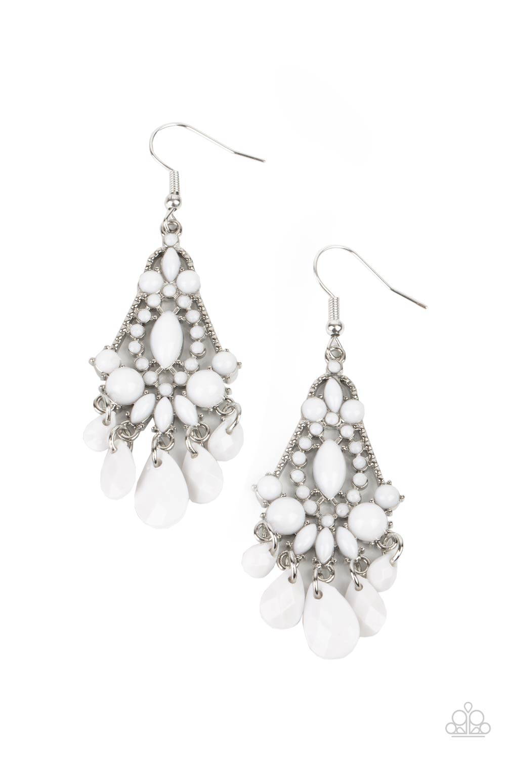 STAYCATION Home - White earring 794