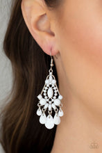 Load image into Gallery viewer, STAYCATION Home - White earring 794
