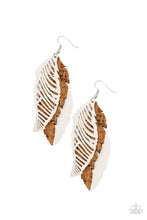 Load image into Gallery viewer, WINGING Off The Hook - White earring 2136
