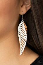 Load image into Gallery viewer, WINGING Off The Hook - White earring 2136
