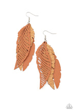 Load image into Gallery viewer, WINGING Off The Hook - Brown earring 2103
