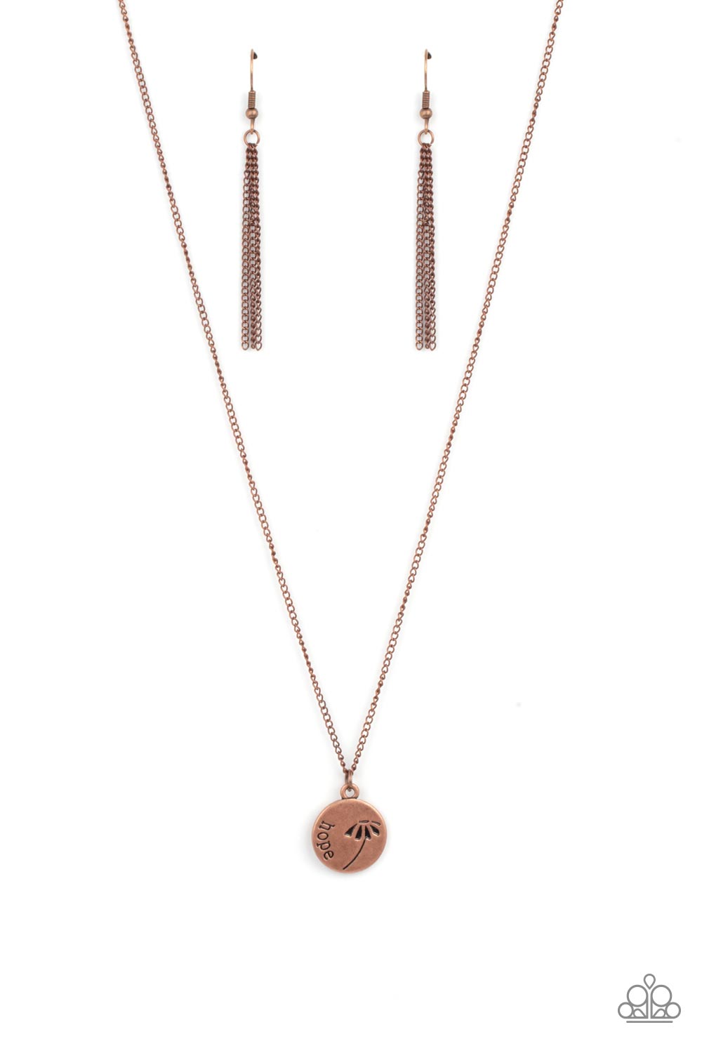 Hold On To Hope - Copper necklace B068