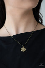 Load image into Gallery viewer, Hold On To Hope - Brass necklace B052

