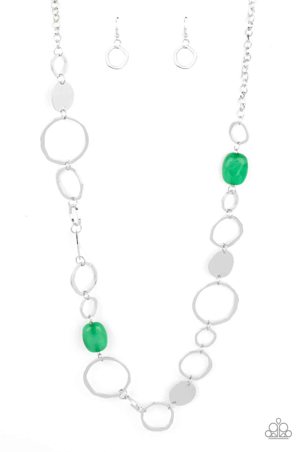 Colorful Combo - Green necklace 2110