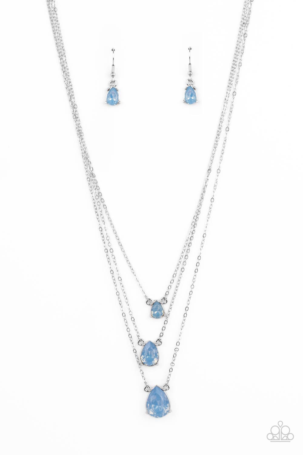 Dewy Drizzle - Blue necklace 2221