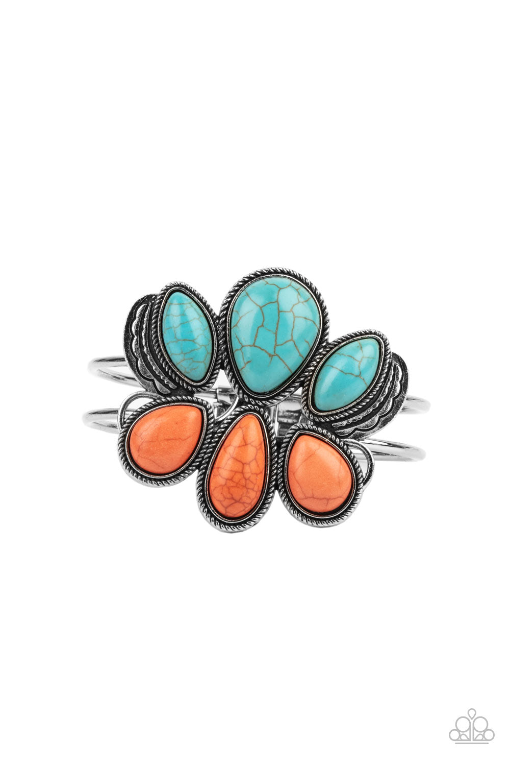 Botanical Badlands - Orange bracelet A062