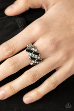 Load image into Gallery viewer, Noble Novelty - paparazzi Black ring 717
