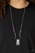 Load image into Gallery viewer, With Your ART and Soul - Purple necklace 1563

