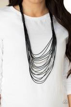 Load image into Gallery viewer, Nice CORD-ination - Black necklace 779
