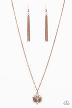 Load image into Gallery viewer, Lotus Retreat - Copper necklace 2196
