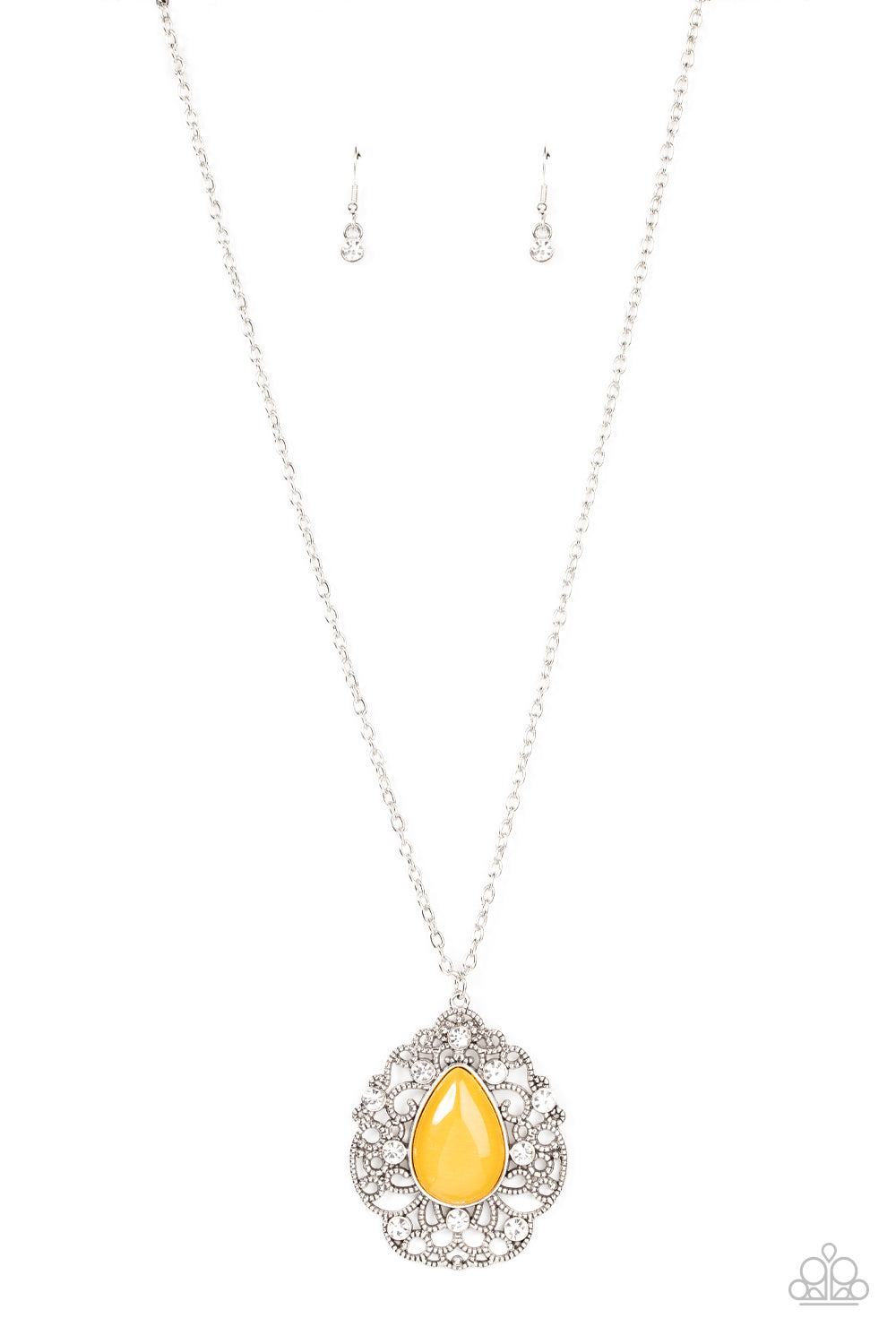 Bewitched Beam - Yellow necklace A056