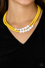 Load image into Gallery viewer, Extended STAYCATION - Yellow necklace B031
