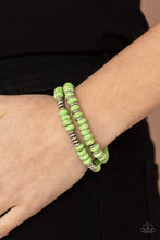 Load image into Gallery viewer, Desert Rainbow - Green bracelet F014
