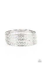 Load image into Gallery viewer, Back-To-Back Stacks - Silver bracelet 2233
