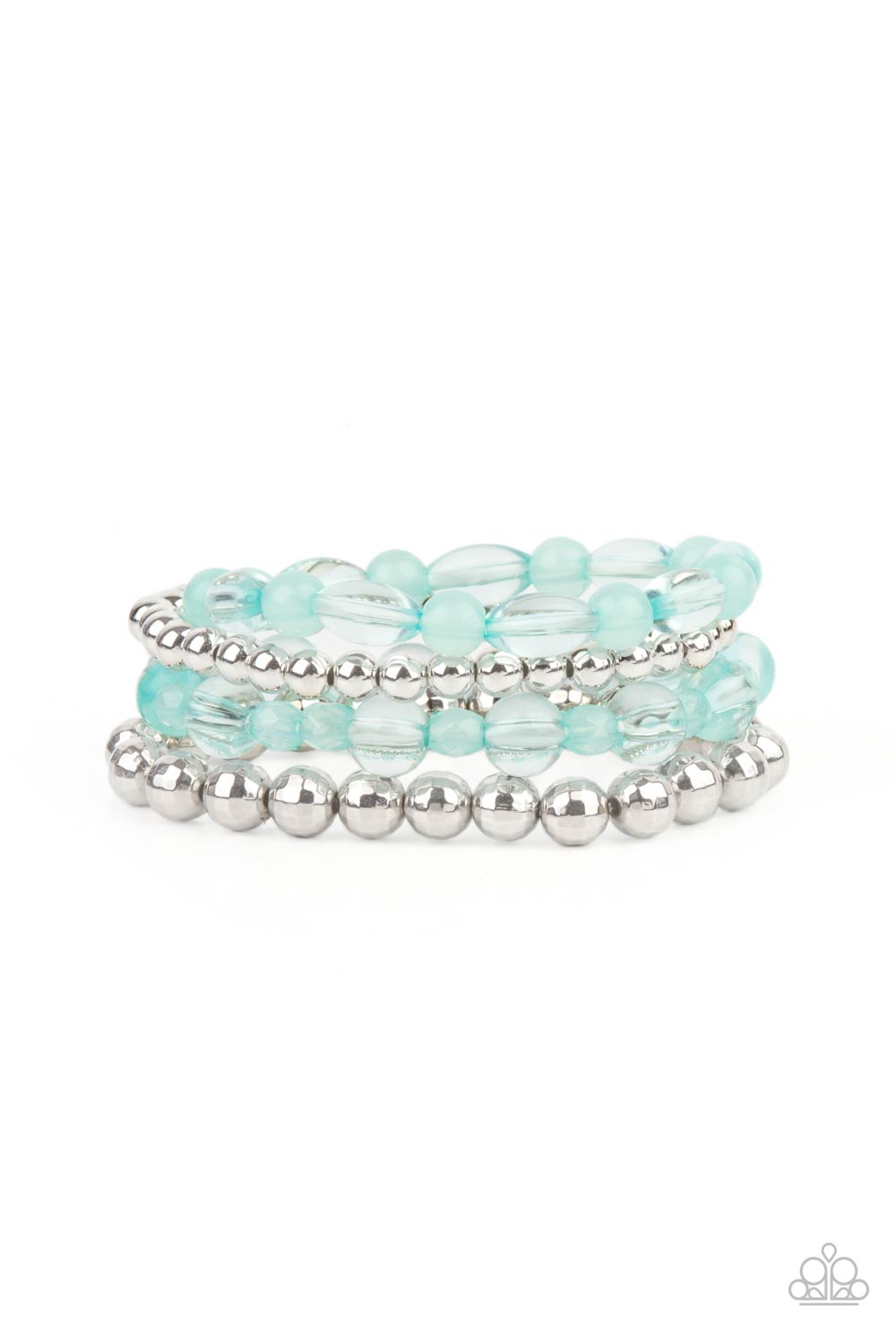 Delightfully Disco - Blue bracelet 2083
