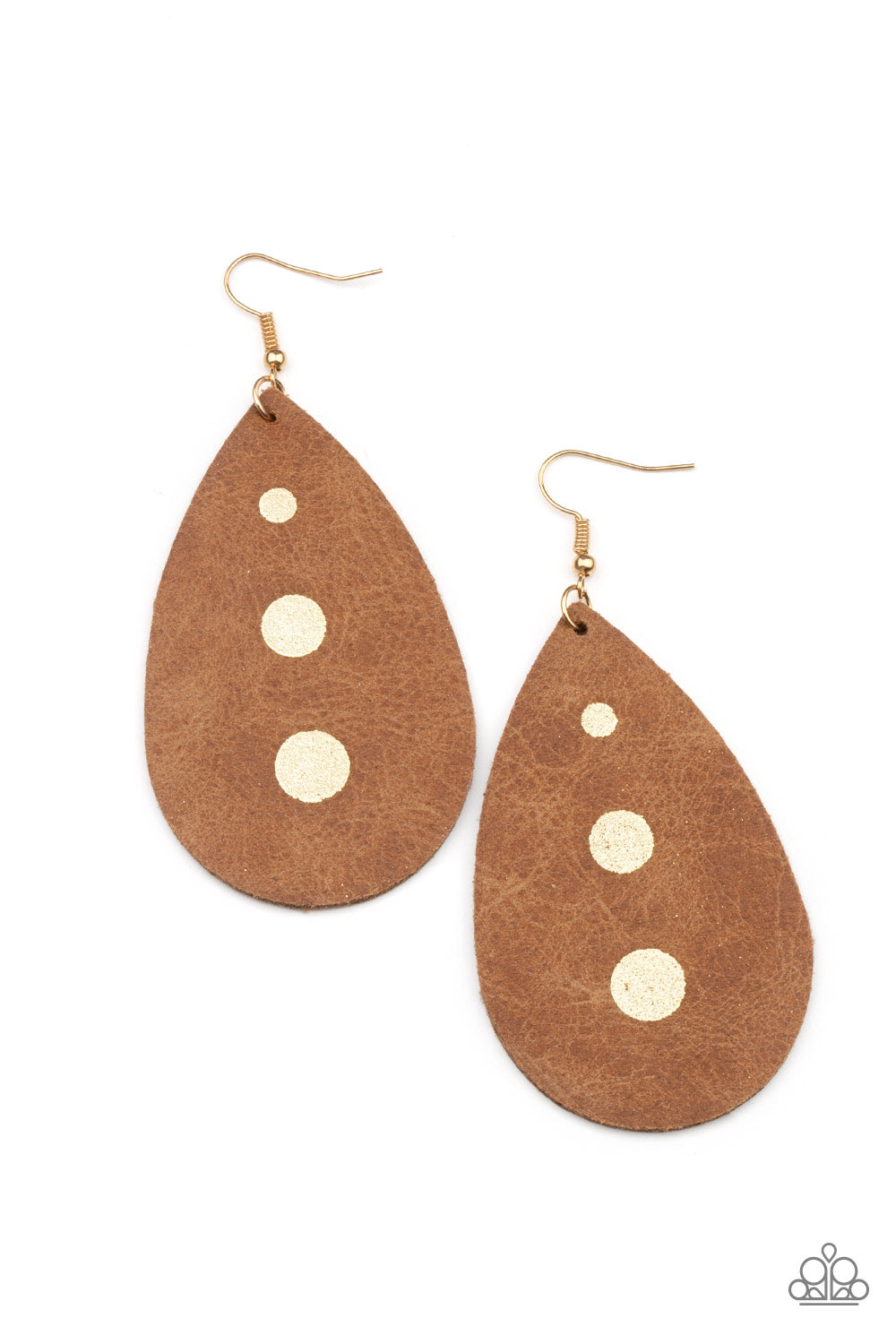 Rustic Torrent - Gold earring 2152