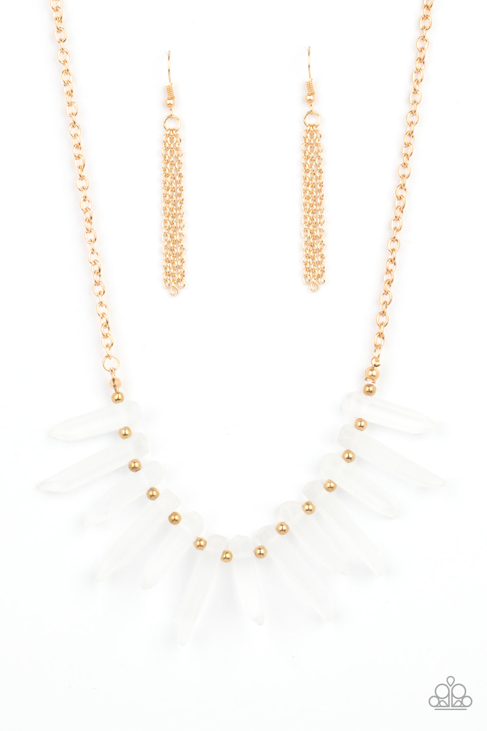 Ice Age Intensity - Gold necklace 2166