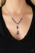 Load image into Gallery viewer, Olympian Oracle - Blue necklace 785
