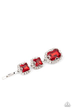 Load image into Gallery viewer, Teasable Twinkle - Red hair clip B124
