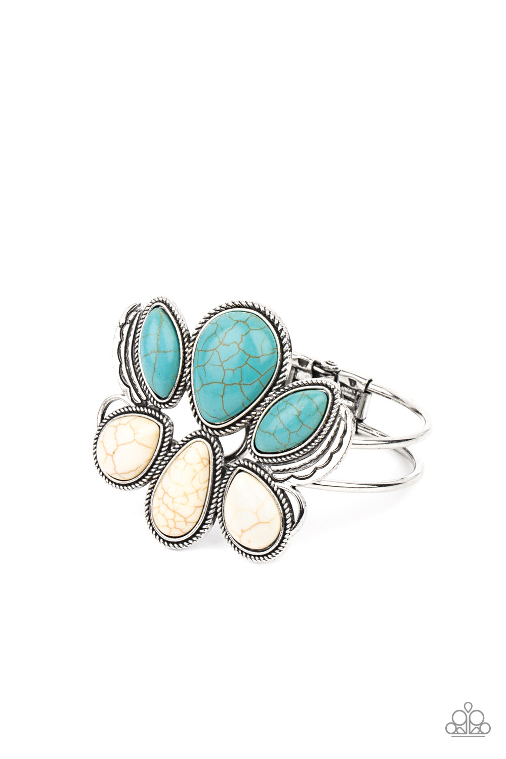 Botanical Badlands - White bracelet A062