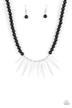 Load image into Gallery viewer, Icy Intimidation - Black necklace 2191
