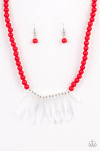 Load image into Gallery viewer, Icy Intimidation - Red necklace 2190
