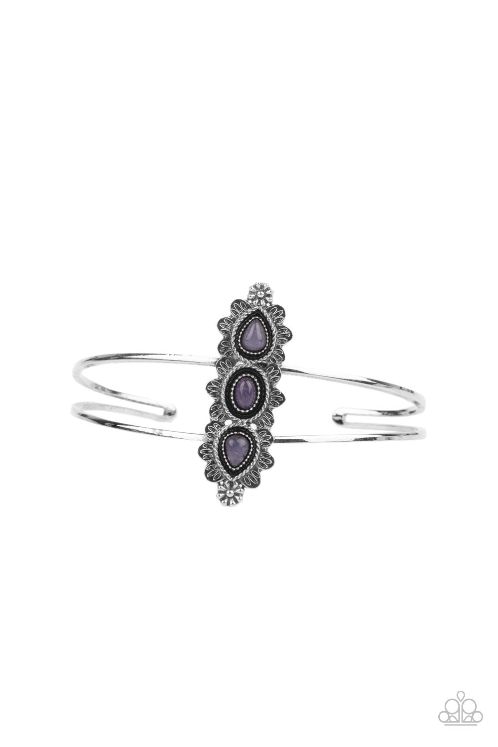 Fairytale Flowerbeds - Purple bracelet B084 /C006