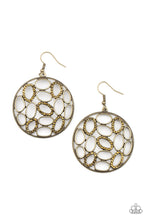 Load image into Gallery viewer, Watch OVAL Me - Brass earring 2112
