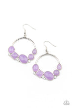 Load image into Gallery viewer, Beautifully Bubblicious - Purple earring 2177
