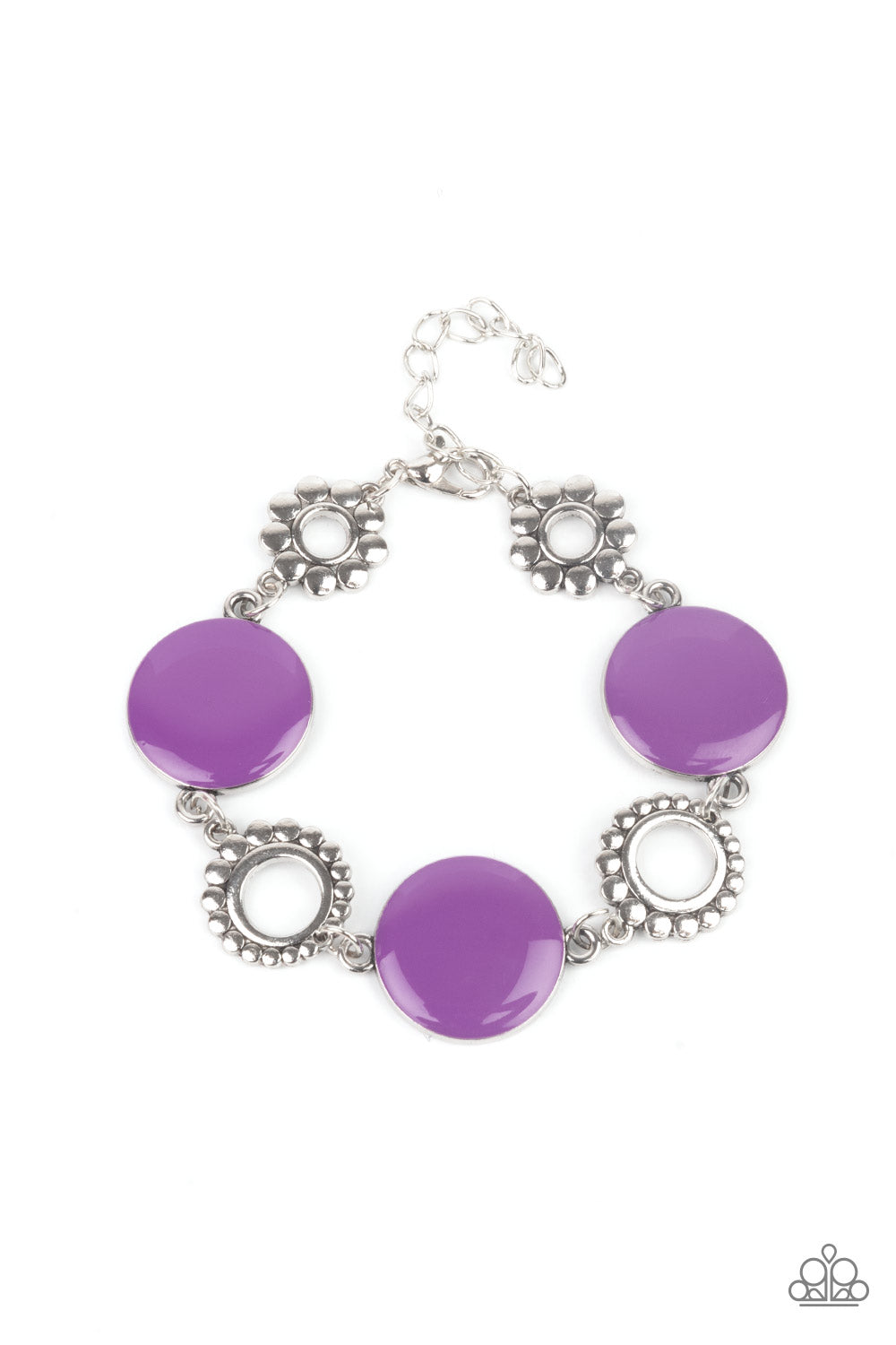 Garden Regalia - Purple bracelet 772