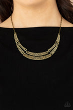 Load image into Gallery viewer, Stick To The ARTIFACTS - Brass necklace 2202
