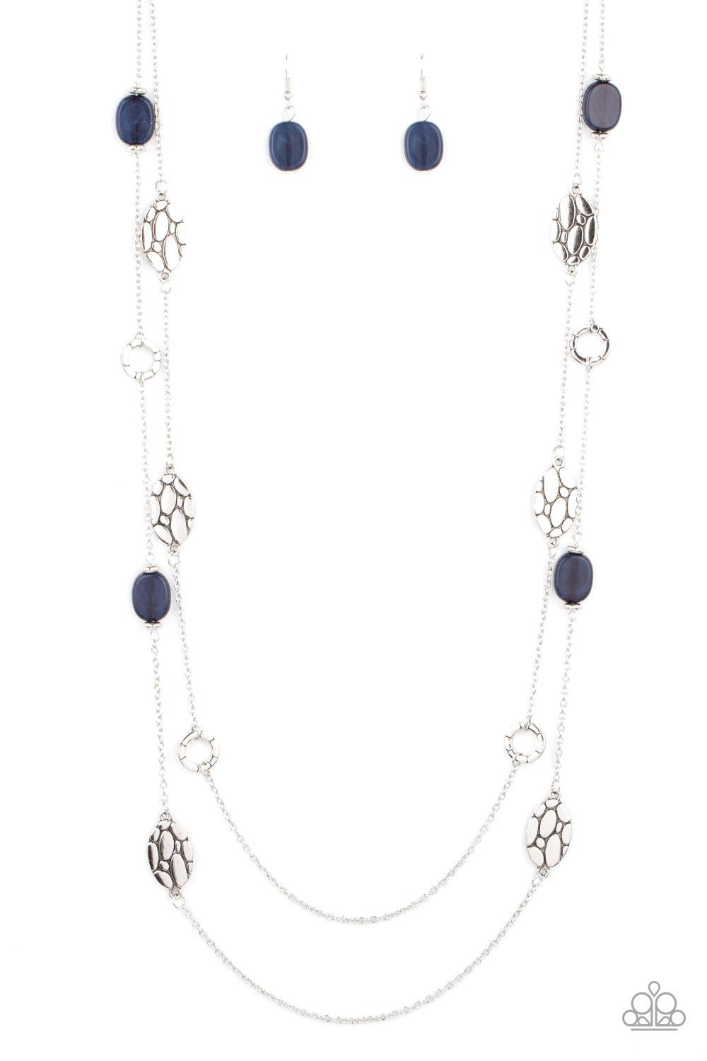 Cobble Creeks - Blue necklace 2225