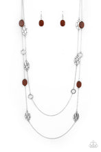 Load image into Gallery viewer, Cobble Creeks - Brown necklace 790
