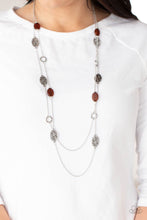 Load image into Gallery viewer, Cobble Creeks - Brown necklace 790

