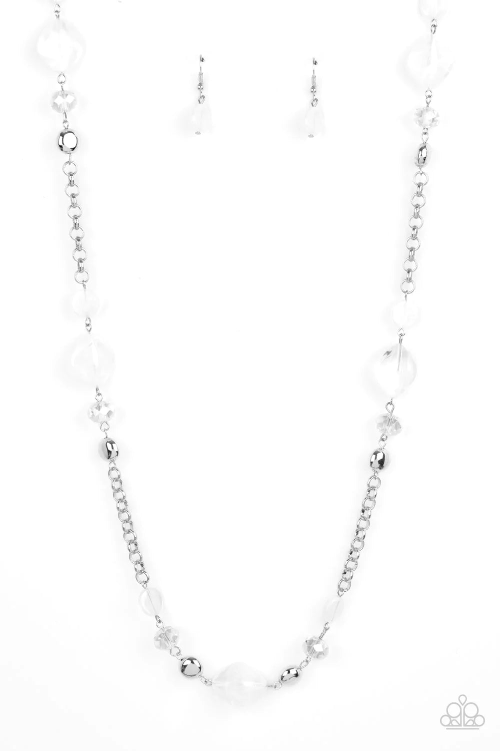 Light-Scattering Luminosity - White necklace B099
