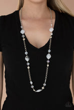 Load image into Gallery viewer, Light-Scattering Luminosity - White necklace B099
