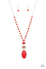 Load image into Gallery viewer, Naturally Essential - Red necklace B059

