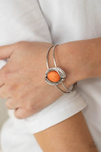 Load image into Gallery viewer, Living Off The BANDLANDS - Orange cuff bracelet 2081
