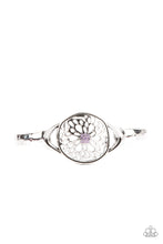 Load image into Gallery viewer, Modern Meadow - Purple cuff Bracelet B097
