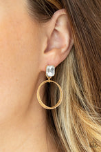 Load image into Gallery viewer, Prismatic Perfection - Gold post earring 1565
