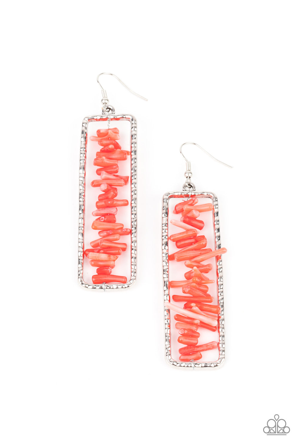 Don’t QUARRY, Be Happy - Red earring 2216
