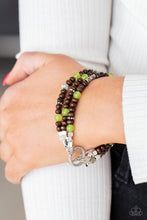 Load image into Gallery viewer, Woodsy Walkabout - Green bracelet 2172
