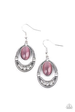 Load image into Gallery viewer, Serene Shimmer - Purple earring 2133
