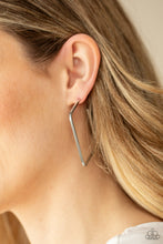 Load image into Gallery viewer, Material Girl Magic - Silver hoop earring 2086
