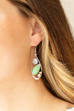 Load image into Gallery viewer, Harmonious Harbors - Green earring 2177
